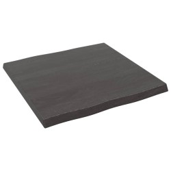 vidaXL Tischplatte 60x60x(2-4) cm Massivholz Behandelt Baumkante
