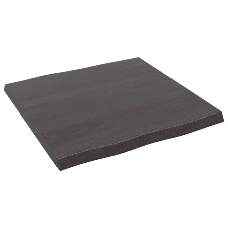 vidaXL Tischplatte 60x60x(2-4) cm Massivholz Behandelt Baumkante