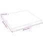 vidaXL Tischplatte 60x60x(2-4) cm Massivholz Behandelt Baumkante vidaXL Tischplatte 60x60x(2-4) cm Massivholz Behandelt Baumkante