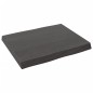 Tischplatte 60x50x6 cm Massivholz Eiche Behandelt Baumkante Tischplatte 60x50x6 cm Massivholz Eiche Behandelt Baumkante