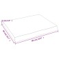 Tischplatte 60x50x6 cm Massivholz Eiche Behandelt Baumkante Tischplatte 60x50x6 cm Massivholz Eiche Behandelt Baumkante