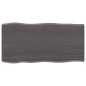 Tischplatte 80x40x4 cm Massivholz Eiche Behandelt Baumkante Tischplatte 80x40x4 cm Massivholz Eiche Behandelt Baumkante