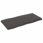 Tischplatte 80x40x4 cm Massivholz Eiche Behandelt Baumkante Tischplatte 80x40x4 cm Massivholz Eiche Behandelt Baumkante