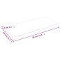 Tischplatte 80x40x4 cm Massivholz Eiche Behandelt Baumkante Tischplatte 80x40x4 cm Massivholz Eiche Behandelt Baumkante