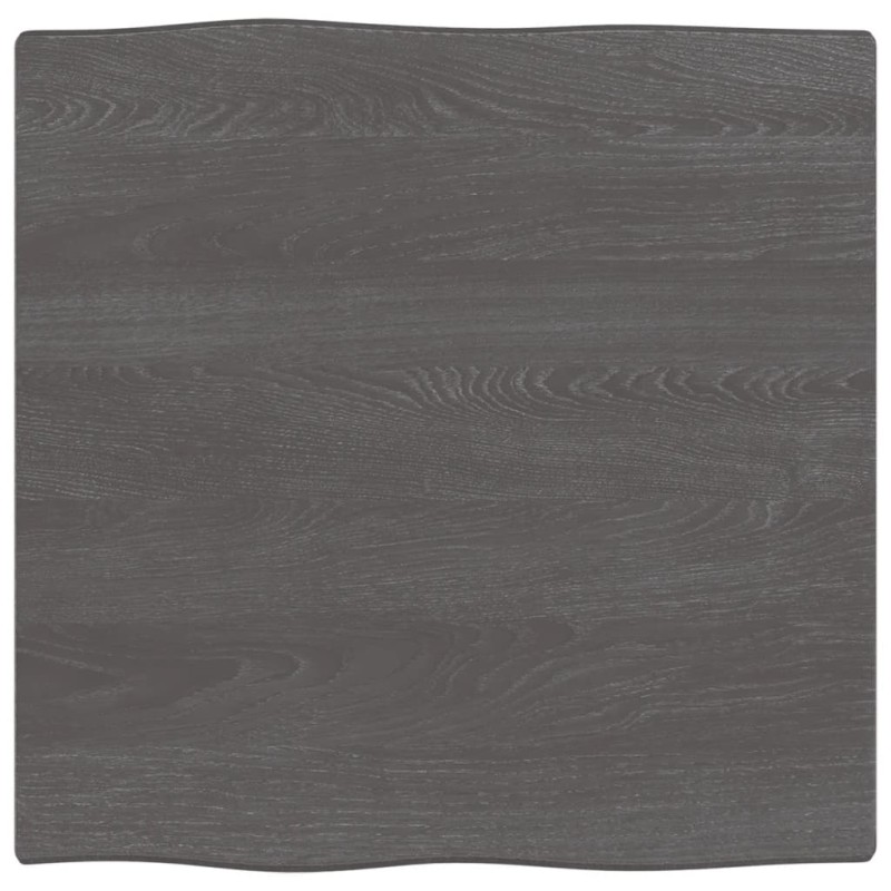 vidaXL Tischplatte 60x60x2 cm Massivholz Eiche Behandelt Baumkante vidaXL Tischplatte 60x60x2 cm Massivholz Eiche Behandelt Baumkante