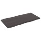Tischplatte 80x40x2 cm Massivholz Eiche Behandelt Baumkante Tischplatte 80x40x2 cm Massivholz Eiche Behandelt Baumkante