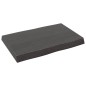 Tischplatte 60x40x6 cm Massivholz Eiche Behandelt Baumkante Tischplatte 60x40x6 cm Massivholz Eiche Behandelt Baumkante