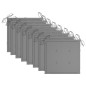 vidaXL Klappbare Gartenstühle mit Kissen 8 Stk. Massivholz Akazie vidaXL Klappbare Gartenstühle mit Kissen 8 Stk. Massivholz Akazie