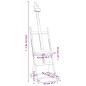 vidaXL Staffelei 55x53,5x178 cm Massivholz Buche vidaXL Staffelei 55x53,5x178 cm Massivholz Buche