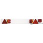 vidaXL Anhängerleuchte Rot 115x7x14 cm 12V Klassisches Leuchtmittel vidaXL Anhängerleuchte Rot 115x7x14 cm 12V Klassisches Leuchtmittel