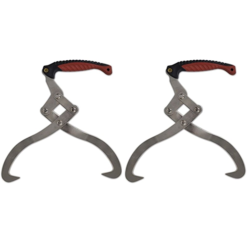 vidaXL Holzzange mit TPR-Griff 2 Stk. vidaXL Holzzange mit TPR-Griff 2 Stk.