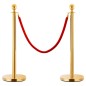 vidaXL VIP Abgrenzungsständer 3-tlg. Edelstahl Golden vidaXL VIP Abgrenzungsständer 3-tlg. Edelstahl Golden