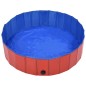 vidaXL Hundepool Faltbar Rot 120 x 30 cm PVC vidaXL Hundepool Faltbar Rot 120 x 30 cm PVC