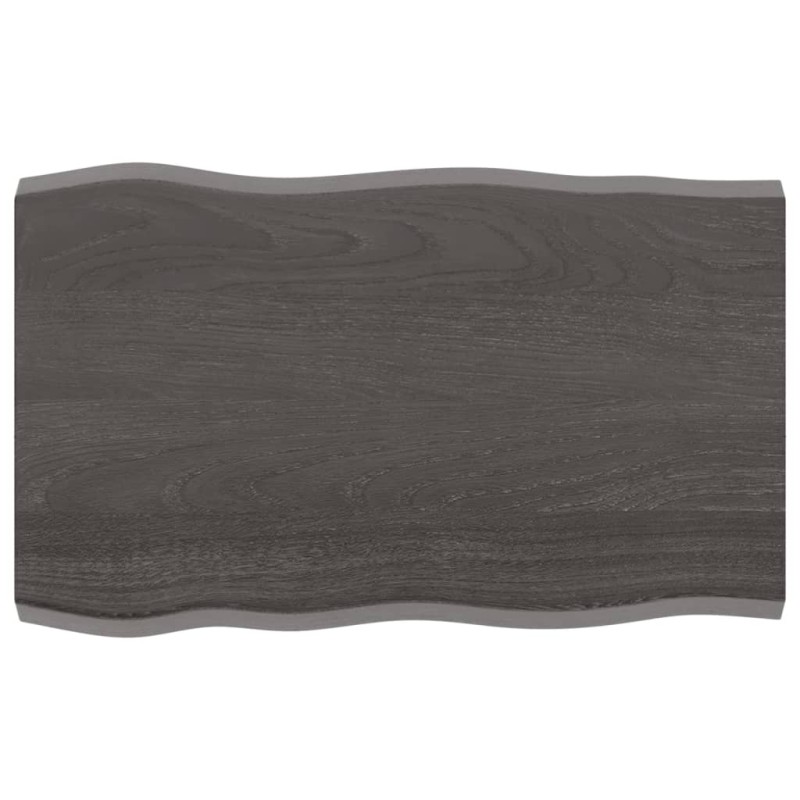 vidaXL Tischplatte 80x50x(2-4) cm Massivholz Behandelt Baumkante vidaXL Tischplatte 80x50x(2-4) cm Massivholz Behandelt Baumkante