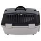 vidaXL Transportbox für Haustiere Grau und Schwarz 48x32x31 cm PP vidaXL Transportbox für Haustiere Grau und Schwarz 48x32x31 cm PP