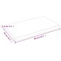 vidaXL Tischplatte 80x50x(2-4) cm Massivholz Behandelt Baumkante vidaXL Tischplatte 80x50x(2-4) cm Massivholz Behandelt Baumkante
