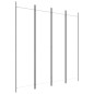 vidaXL 4-tlg. Paravent Weiß 200x200 cm Stoff vidaXL 4-tlg. Paravent Weiß 200x200 cm Stoff