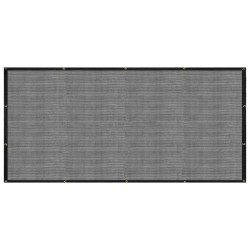 vidaXL Anhängernetz HDPE 2,5x4 m Schwarz