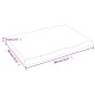Tischplatte 80x60x6 cm Massivholz Eiche Behandelt Baumkante Tischplatte 80x60x6 cm Massivholz Eiche Behandelt Baumkante