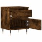 vidaXL Nachttisch Räuchereiche 40x35x50 cm Holzwerkstoff vidaXL Nachttisch Räuchereiche 40x35x50 cm Holzwerkstoff