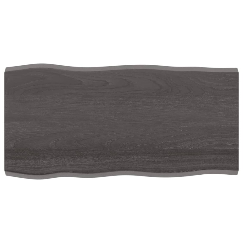 vidaXL Tischplatte 100x50x(2-4) cm Massivholz Behandelt Baumkante vidaXL Tischplatte 100x50x(2-4) cm Massivholz Behandelt Baumkante