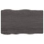 Tischplatte 80x50x6 cm Massivholz Eiche Behandelt Baumkante Tischplatte 80x50x6 cm Massivholz Eiche Behandelt Baumkante