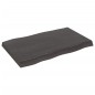 Tischplatte 80x50x6 cm Massivholz Eiche Behandelt Baumkante Tischplatte 80x50x6 cm Massivholz Eiche Behandelt Baumkante