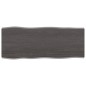Tischplatte 100x40x4 cm Massivholz Eiche Behandelt Baumkante Tischplatte 100x40x4 cm Massivholz Eiche Behandelt Baumkante