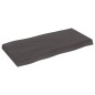 Tischplatte 80x40x6 cm Massivholz Eiche Behandelt Baumkante Tischplatte 80x40x6 cm Massivholz Eiche Behandelt Baumkante