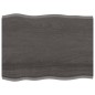 Tischplatte 80x60x2 cm Massivholz Eiche Behandelt Baumkante Tischplatte 80x60x2 cm Massivholz Eiche Behandelt Baumkante