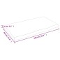 Tischplatte 100x60x6 cm Massivholz Eiche Behandelt Baumkante Tischplatte 100x60x6 cm Massivholz Eiche Behandelt Baumkante