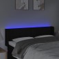 vidaXL LED Kopfteil Schwarz 147x16x78/88 cm Stoff vidaXL LED Kopfteil Schwarz 147x16x78/88 cm Stoff