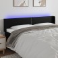 vidaXL LED Kopfteil Schwarz 183x16x78/88 cm Kunstleder vidaXL LED Kopfteil Schwarz 183x16x78/88 cm Kunstleder