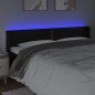 vidaXL LED Kopfteil Schwarz 183x16x78/88 cm Kunstleder vidaXL LED Kopfteil Schwarz 183x16x78/88 cm Kunstleder