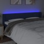 vidaXL LED Kopfteil Blau 163x16x78/88 cm Stoff vidaXL LED Kopfteil Blau 163x16x78/88 cm Stoff