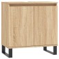 vidaXL 3-tlg. Badmöbel-Set Sonoma-Eiche Holzwerkstoff vidaXL 3-tlg. Badmöbel-Set Sonoma-Eiche Holzwerkstoff