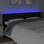vidaXL LED Kopfteil Schwarz 203x16x78/88 cm Stoff vidaXL LED Kopfteil Schwarz 203x16x78/88 cm Stoff