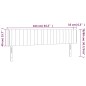 vidaXL LED Kopfteil Hellgrau 163x16x78/88 cm Stoff vidaXL LED Kopfteil Hellgrau 163x16x78/88 cm Stoff