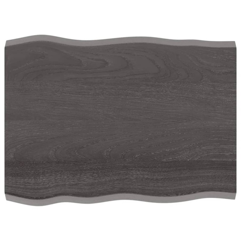 vidaXL Tischplatte 80x60x(2-4) cm Massivholz Behandelt Baumkante vidaXL Tischplatte 80x60x(2-4) cm Massivholz Behandelt Baumkante