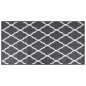 vidaXL Outdoor-Teppich Grau und Weiß 80x150 cm Beidseitig Nutzbar vidaXL Outdoor-Teppich Grau und Weiß 80x150 cm Beidseitig Nutzbar