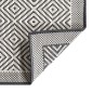 vidaXL Outdoor-Teppich Grau und Weiß 80x250 cm Beidseitig Nutzbar vidaXL Outdoor-Teppich Grau und Weiß 80x250 cm Beidseitig Nutzbar