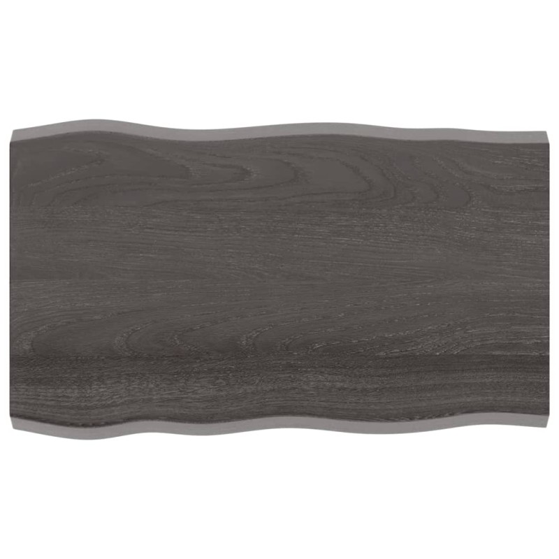 vidaXL Tischplatte 100x60x(2-4) cm Massivholz Behandelt Baumkante vidaXL Tischplatte 100x60x(2-4) cm Massivholz Behandelt Baumkante