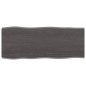 Tischplatte 100x40x2 cm Massivholz Eiche Behandelt Baumkante Tischplatte 100x40x2 cm Massivholz Eiche Behandelt Baumkante