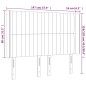 vidaXL LED Kopfteil Dunkelgrün 147x16x118/128 cm Samt vidaXL LED Kopfteil Dunkelgrün 147x16x118/128 cm Samt