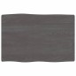 Tischplatte 60x40x2 cm Massivholz Eiche Behandelt Baumkante Tischplatte 60x40x2 cm Massivholz Eiche Behandelt Baumkante
