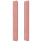 vidaXL LED Kopfteil Rosa 183x16x118/128 cm Samt