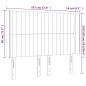 vidaXL LED Kopfteil Dunkelgrau 147x16x118/128 cm Samt vidaXL LED Kopfteil Dunkelgrau 147x16x118/128 cm Samt