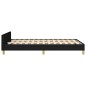vidaXL Bettgestell mit Kopfteil Schwarz 120x200 cm Stoff vidaXL Bettgestell mit Kopfteil Schwarz 120x200 cm Stoff