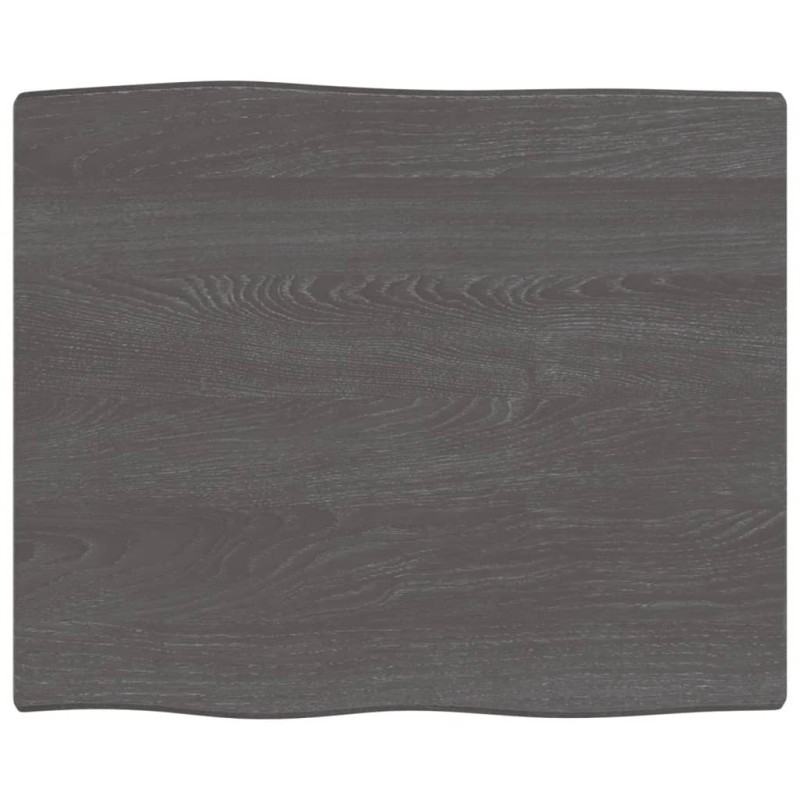 Tischplatte 60x50x2 cm Massivholz Eiche Behandelt Baumkante Tischplatte 60x50x2 cm Massivholz Eiche Behandelt Baumkante