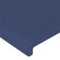 vidaXL Bettgestell mit Kopfteil Blau 140x190 cm Stoff vidaXL Bettgestell mit Kopfteil Blau 140x190 cm Stoff